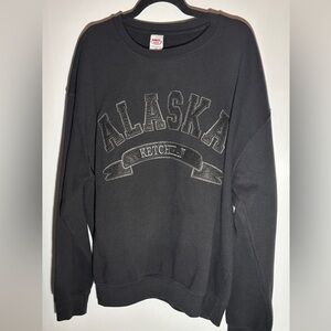 Alaska Ketchikan Black Sweatshirt size 2XL